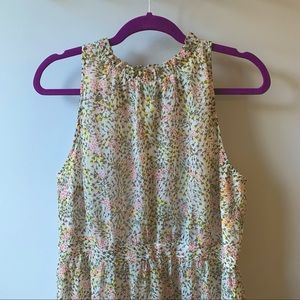 Loft Dress Size 12 Spring Floral Chiffon